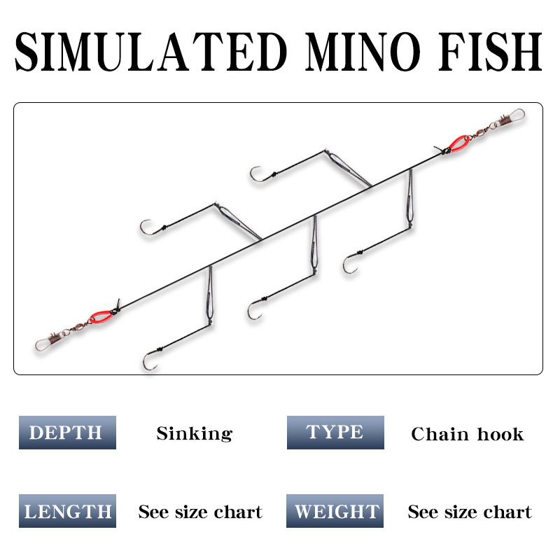 1 PC เหล็กคาร์บอนสูง Rigs หมุน - Fishing Hook Assortment บทวิจารณ์และราคา