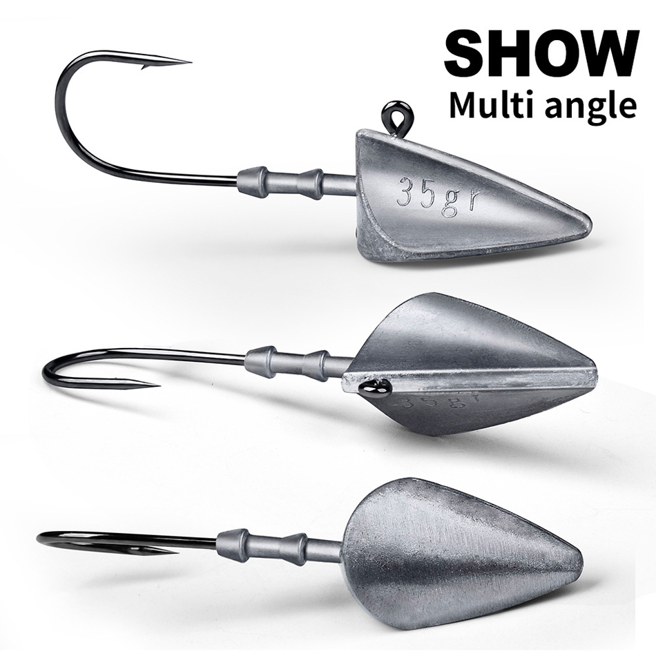 ตะขอเบ็ดตกปลาแบบสามเหลี่ยม WOD - Fishing Hook Offset บทวิจารณ์และราคา